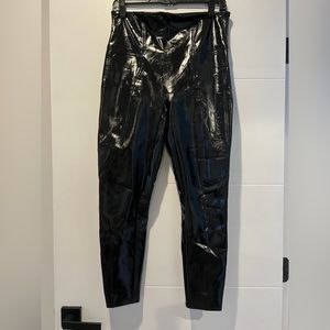 Spanx pleather leggings